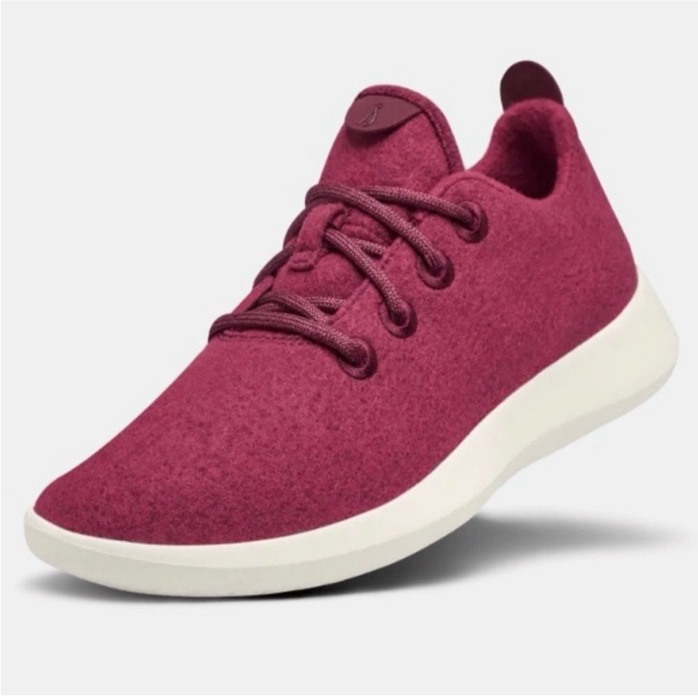 Allbirds - women's Wool Runner lace up sneakers Orchard merino wool shoes size 6 - Picture 2 of 10